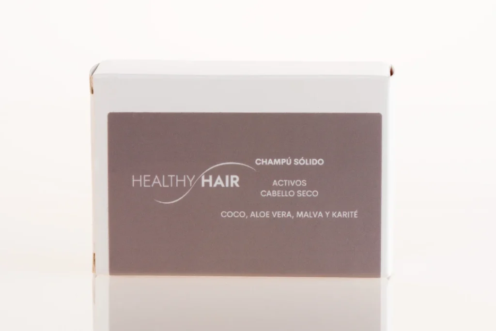 Champú sólido natural para cabello seco