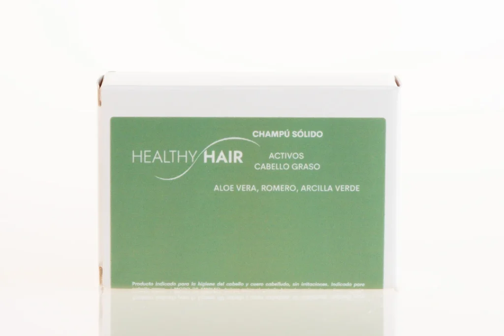 Champú sólido para cabello graso